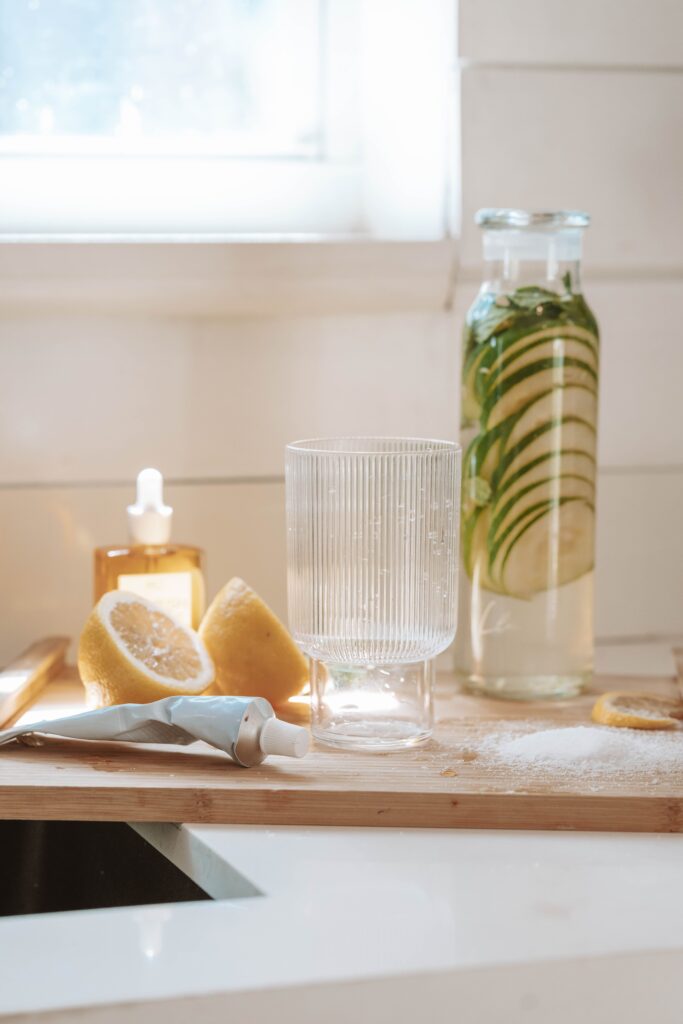 morning water routine for glowing skin
