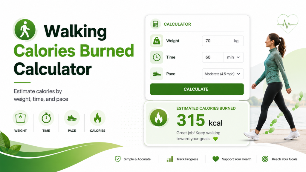 walking calories burned calculator
